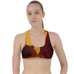 Road Trees Stop Light Richmond Ace Criss Cross Racerback Sports Bra by Mariart