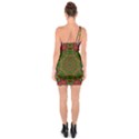 Feathers And Gold In The Sea Breeze For Peace One Soulder Bodycon Dress View2