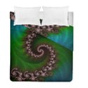 Benthic Saltlife Fractal Tribute for Reef Divers Duvet Cover Double Side (Full/ Double Size) View1
