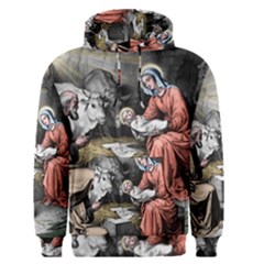 The Birth Of Christ Men s Pullover Hoodie by Valentinaart