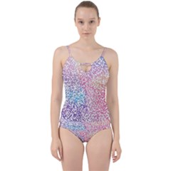 Festive Color Cut Out Top Tankini Set by Colorfulart23