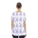 Christmas tree - pattern Skirt Hem Sports Top View2