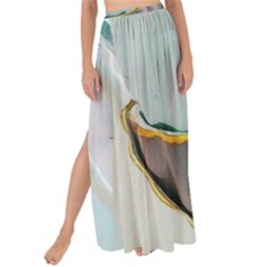 Tea Cups Maxi Chiffon Tie-up Sarong by NouveauDesign