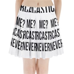 Me Sarcastic Never Pleated Mini Skirt by FunnyShirtsAndStuff