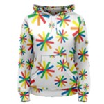 Celebrate Pattern Colorful Design Women s Pullover Hoodie