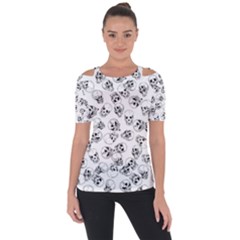 A Lot Of Skulls White Short Sleeve Top by jumpercat