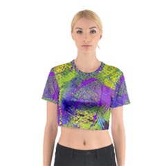 Ink Splash 02 Cotton Crop Top by jumpercat
