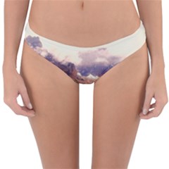Austria Mountains Lake Water Reversible Hipster Bikini Bottoms by BangZart