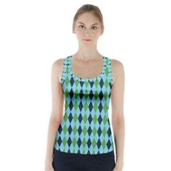 Rockabilly Retro Vintage Pin Up Racer Back Sports Top by Celenk