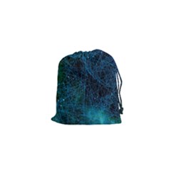 System Network Connection Connected Drawstring Pouches (xs)  by Celenk