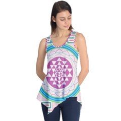 Mandala Design Arts Indian Sleeveless Tunic by Celenk