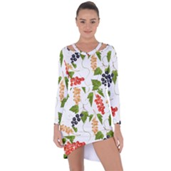 Juicy Currants Asymmetric Cut-out Shift Dress