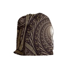 Abstract Pattern Graphics Drawstring Pouches (large) 