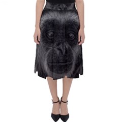 Gibbon Wildlife Indonesia Mammal Folding Skater Skirt by Celenk