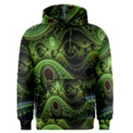 Fractal Green Gears Fantasy Men s Pullover Hoodie