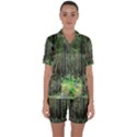 Forest Woods Nature Landscape Tree Satin Short Sleeve Pyjamas Set View1