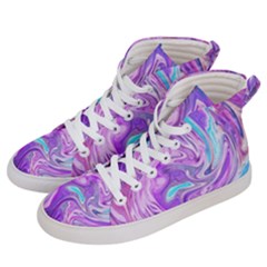 Abstract Art Texture Form Pattern Men s Hi-top Skate Sneakers