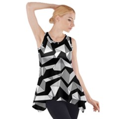 Polynoise Lowpoly Side Drop Tank Tunic by jumpercat