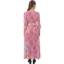 Unicorns Eating Ice Cream Pattern Button Up Boho Maxi Dress View2