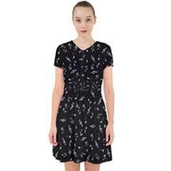 Music Tones Black Adorable In Chiffon Dress by jumpercat