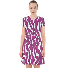 Electric Pink Polynoise Adorable In Chiffon Dress by jumpercat