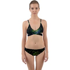 Nature Desktop Flora Color Pattern Wrap Around Bikini Set by Nexatart