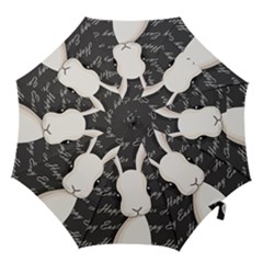 Easter Bunny  Hook Handle Umbrellas (large) by Valentinaart