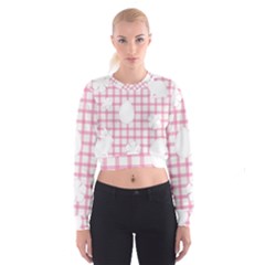 Easter Patches  Cropped Sweatshirt