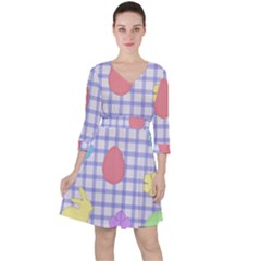 Easter Patches  Ruffle Dress
