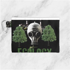 Ecology Canvas Cosmetic Bag (medium) by Valentinaart