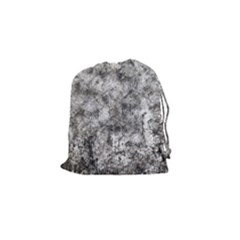 Grunge Pattern Drawstring Pouches (small)  by Valentinaart