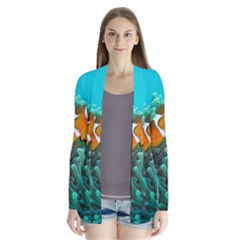Clownfish 3 Drape Collar Cardigan by trendistuff