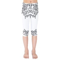 Bouquet Flower Decoration Pattern Kids  Capri Leggings  by Sapixe
