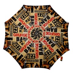 Guitar Typography Hook Handle Umbrellas (large)