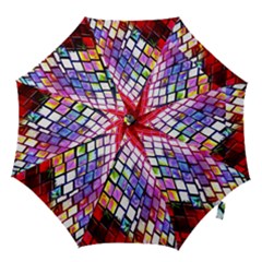 Multicolor Wall Mosaic Hook Handle Umbrellas (large)