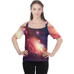 Nebula Elevation Cutout Shoulder Tee