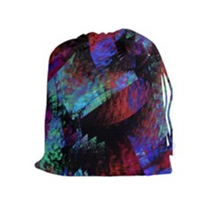 Native Blanket Abstract Digital Art Drawstring Pouches (extra Large)