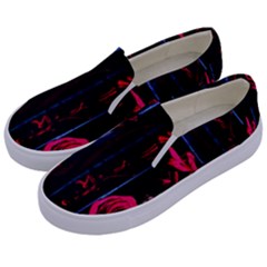 Calligraphy Kids  Canvas Slip Ons by bestdesignintheworld