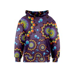 Texture Background Flower Pattern Kids  Pullover Hoodie by Sapixe