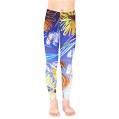 Dscf1385 - Sunflowers In Ceramic Jur Kids  Legging
