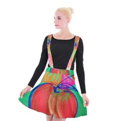 Dscf1425 (1) - Fruits And Geometry-2 Suspender Skater Skirt by bestdesignintheworld