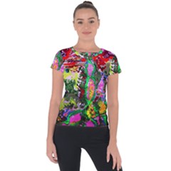 Dscf1239 - Desert In A Bloom Short Sleeve Sports Top  by bestdesignintheworld