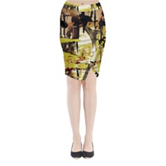 Alligator 3 Midi Wrap Pencil Skirt by bestdesignintheworld