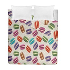 Macaron Macaroon Stylized Macaron Duvet Cover Double Side (full/ Double Size) by Sapixe