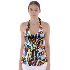 Inposing Butterfly 1 Babydoll Tankini Top by bestdesignintheworld