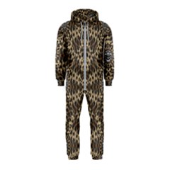 I Am Big Cat With Sweet Catpaws Decorative Hooded Jumpsuit (kids)