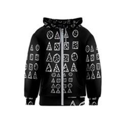 Drawing  Kids  Zipper Hoodie by ValentinaDesign