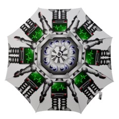 Robot Hook Handle Umbrellas (small) by Simbadda