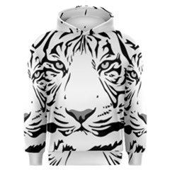 Tiger Pattern Animal Design Flat Men s Overhead Hoodie by Simbadda