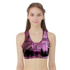 Foundation Of Grammer 3 Sports Bra With Border by bestdesignintheworld